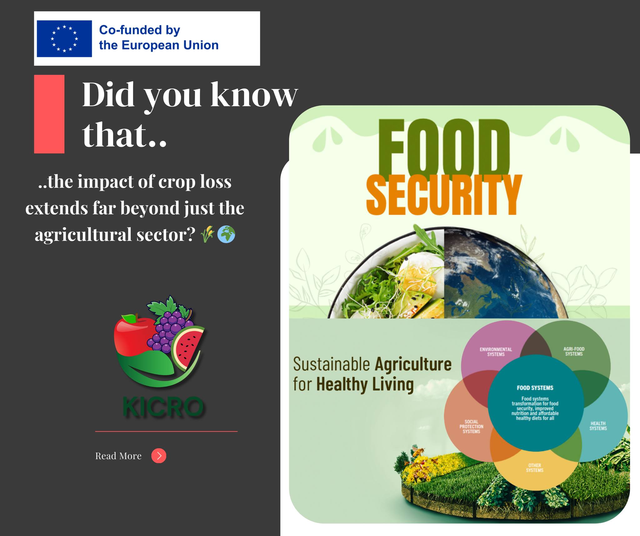 The impact of crop loss extends far beyond just the agricultural sector