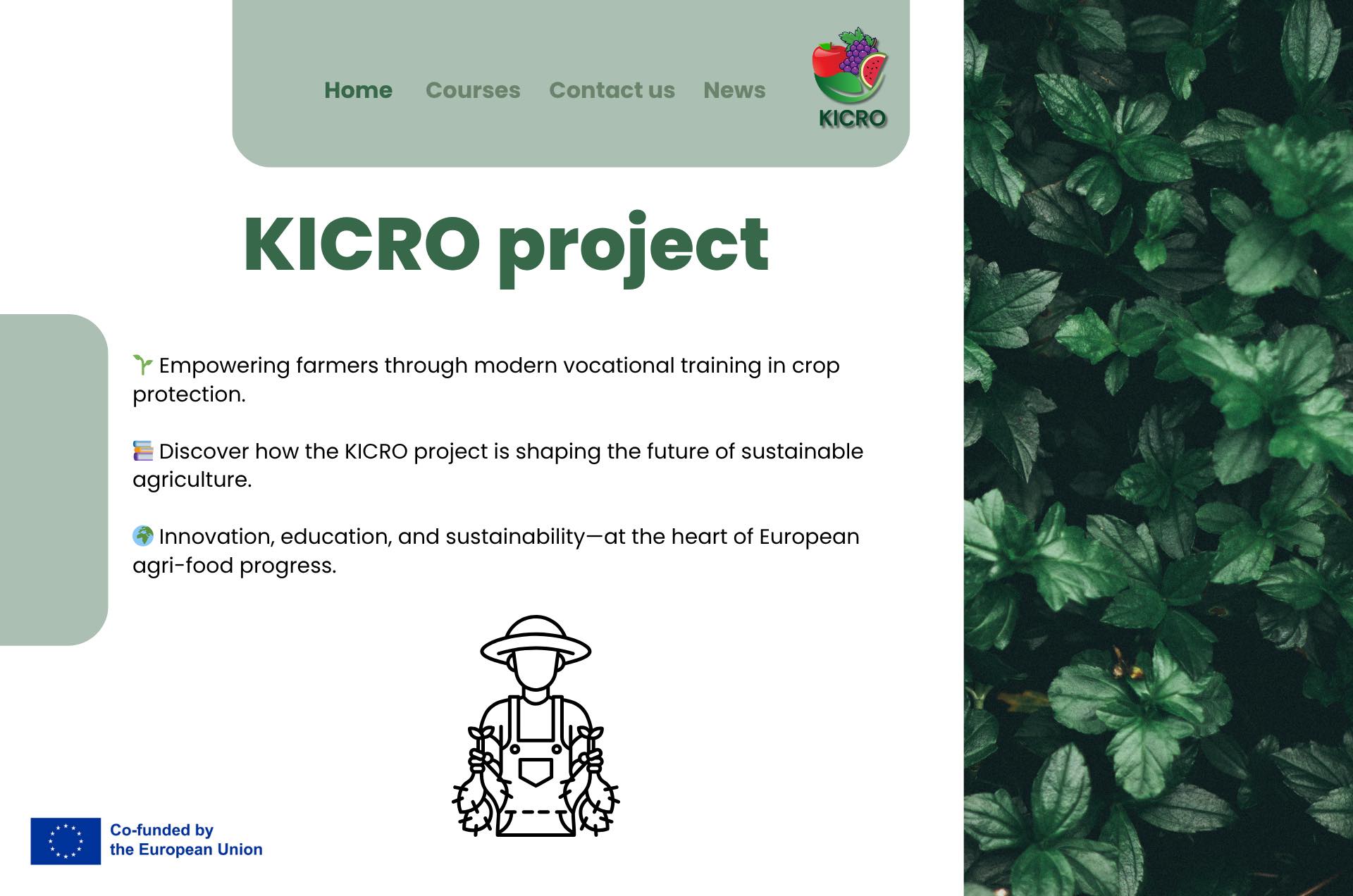 Vocational Education for a Sustainable Agri-Future – The KICRO Project in Action
